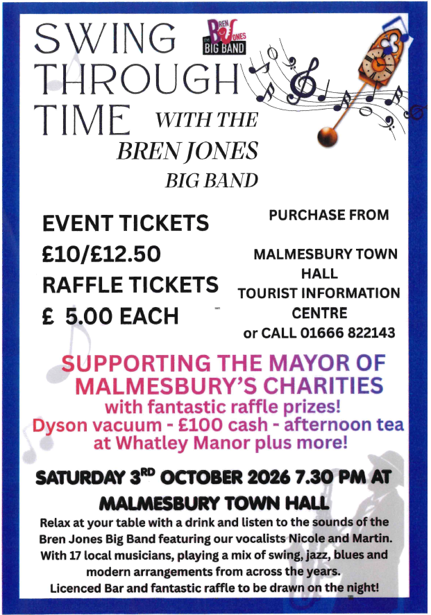 Mayor's Fundraiser - Swing Through Time with the Brent Jones Big Band